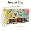 DIYcraft UV Resin, 12 Colors x 10ml - Odorless Colored UV Resin Kit, Quick Curing Transparent Hard Ultraviolet Glue for Jewelry Making, Crafts, DIY Art - 1-3 Min Fast Cure, 249 Reviews #4