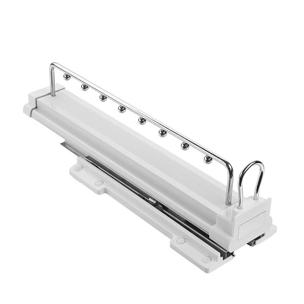 Garde-robe coulissant extensible 460 mm avec tringle métallique LWX