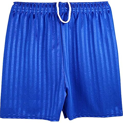 ND Sports School Gym Games Shadow Stripe Shorts for 11-12 Years, Royal Blue, 5859, 11 Years Cover