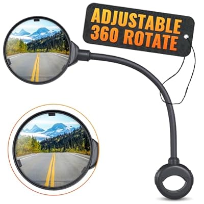 Bike Mirror Handlebar Mount - Bicycle Mirrors F...