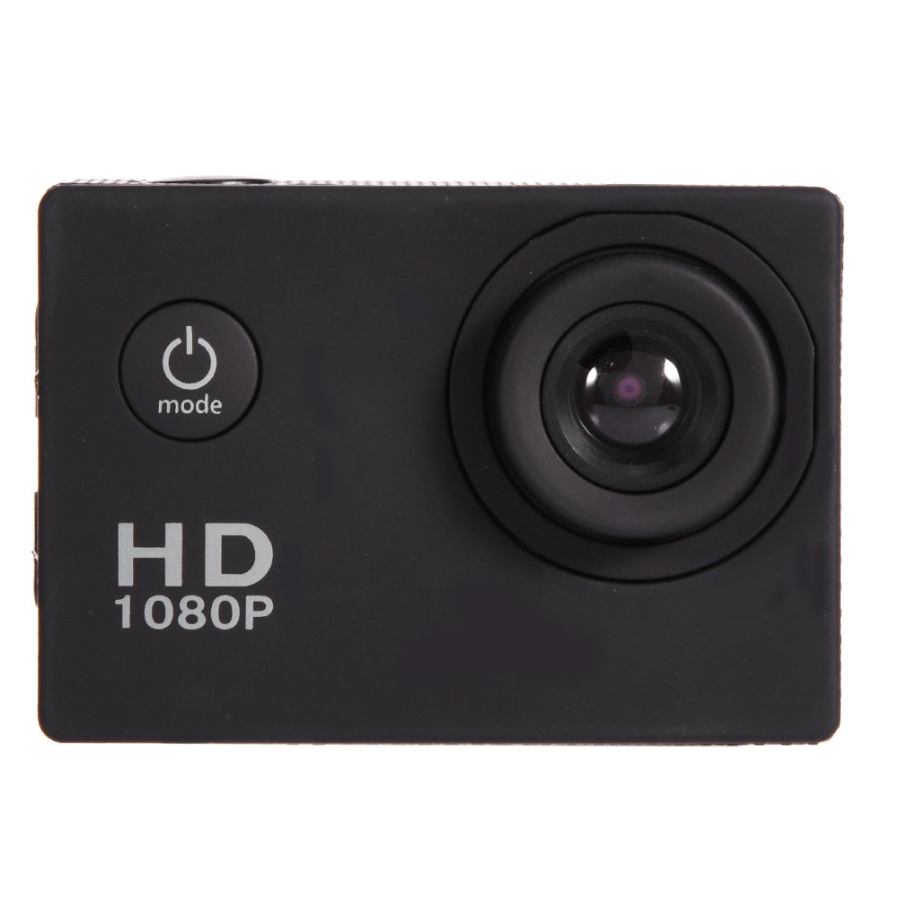 Bewinner Videocamera di azione Impermeabile 30M - HD 1080p per Ciclismo, Escursionismo, Subacquea, Sport all'aperto, Nuoto (Nero, Mini DV, SD)