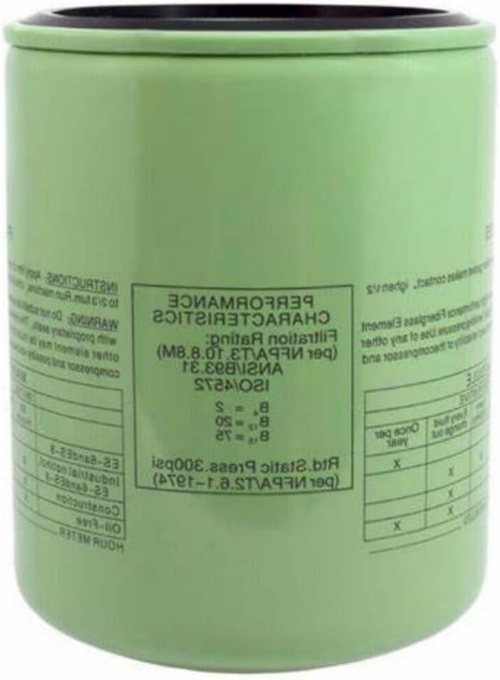Air Compressor Oil Filter 250025-525 for Sullair WIX,Compatible with John Deere 4045T,Replace 250025525 250025-525 P176324 HF35008