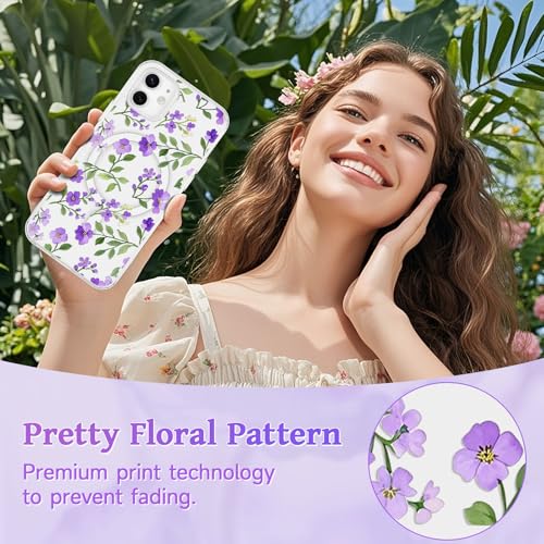 Étui transparent iPhone 11 Magsafe premium rigide aux reflets violets - 9