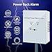 Power Return Alarm, Briidea Utility Power Back on Alert for Generator, Loud Siren with LED Indicator