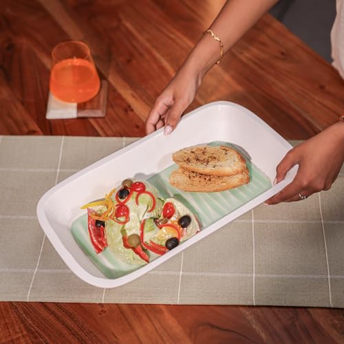 Image of Mango Wood Serving Bowl - Durable and Stylish Serving Bowl for Kitchen, Salad, Soup, and Fruit