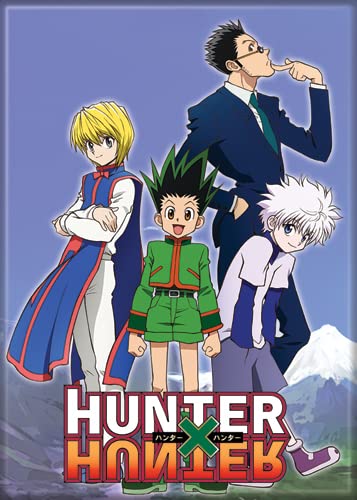 Ata-Boy Hunter x Hunter Group on Blue 2.5" x 3.5" Magnet for Refrigerators and Lockers