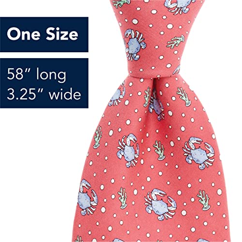 Vineyard Vines Men's Crab Tie , Crab Raspberry, Os #TOP2