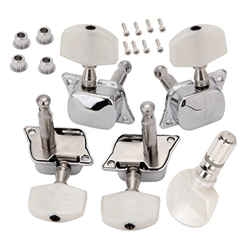 F Fityle Set van 5 halfgesloten pluggen met schroeven met bussen voor 5 banjo-onderdelen - Image 7