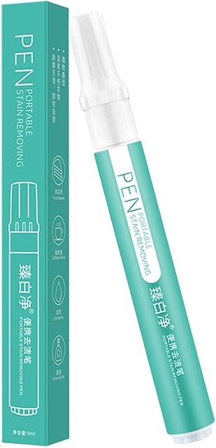 C/Y 2 Pcs Bleach Pen for Clothing - Clean Stain Removal Brush Pen for Polyester, Jeans, Down Jackets | Pen Ink Remover Bleach Pen for Shoes, Clothes, Cosmetics Stains, Drinks Stains