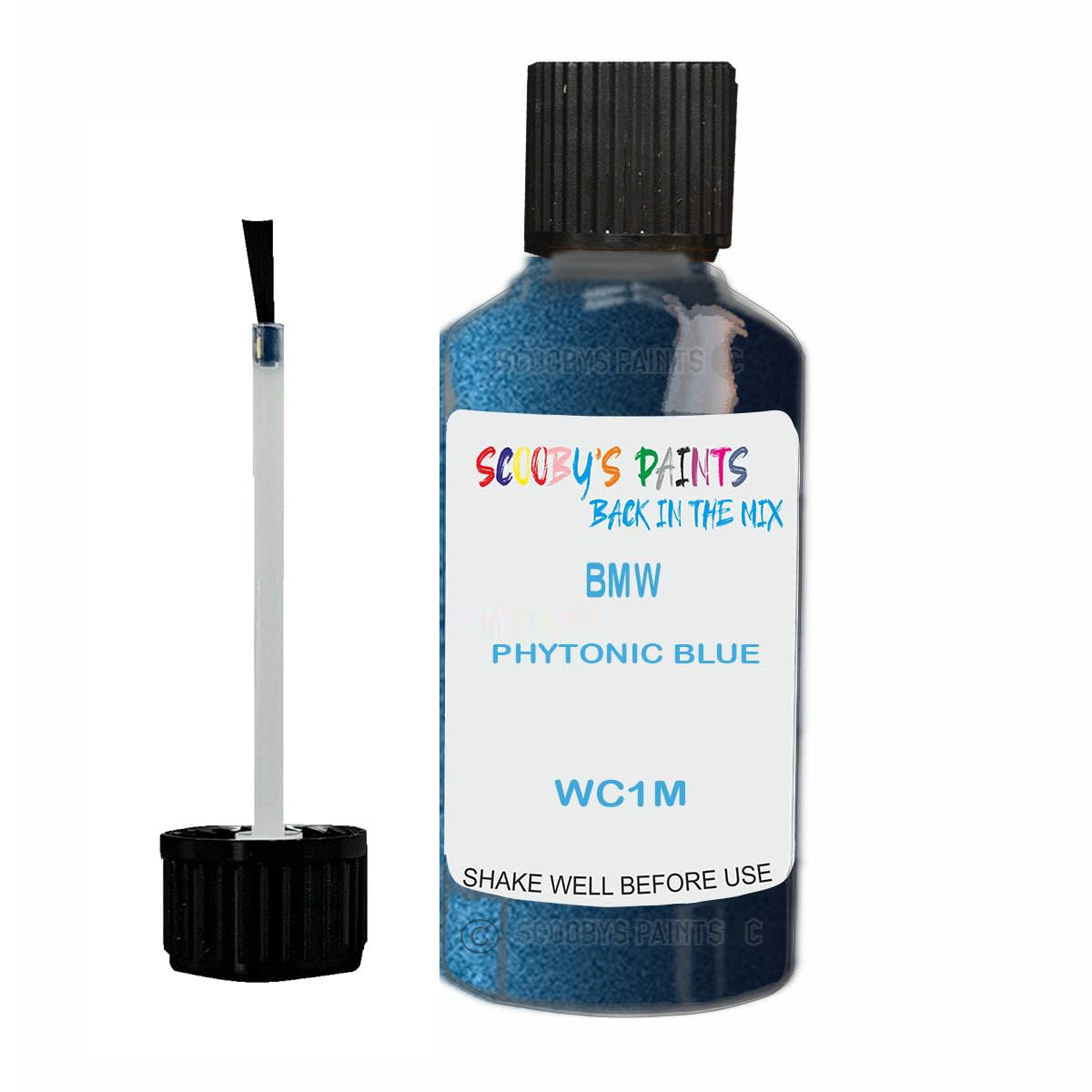 Scoobys Paints Back In The Mix Phytonic Blue Touch Up Paint For Bmw Wc1m Metallic