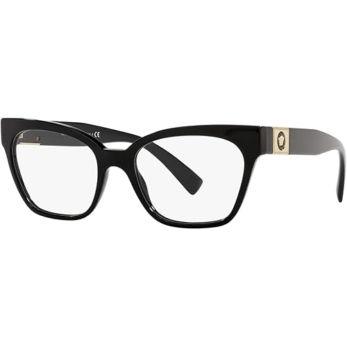 Versace VE3294 - GB1 Eyeglass Frame BLACK w/DEMO LENS 53mm