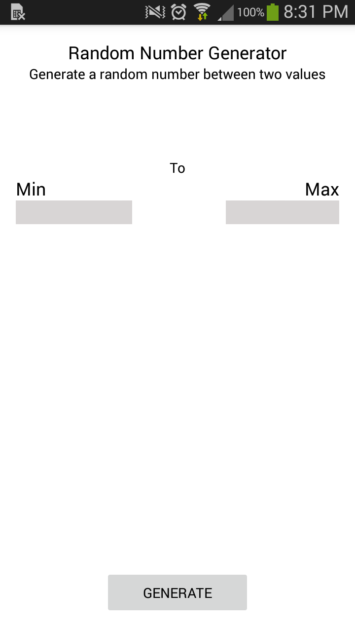 Random Number Generator - App on the Amazon Appstore