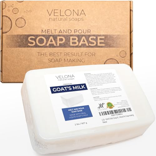 velona 2 LB - Goats Milk Soap Base SLS/SLES free...