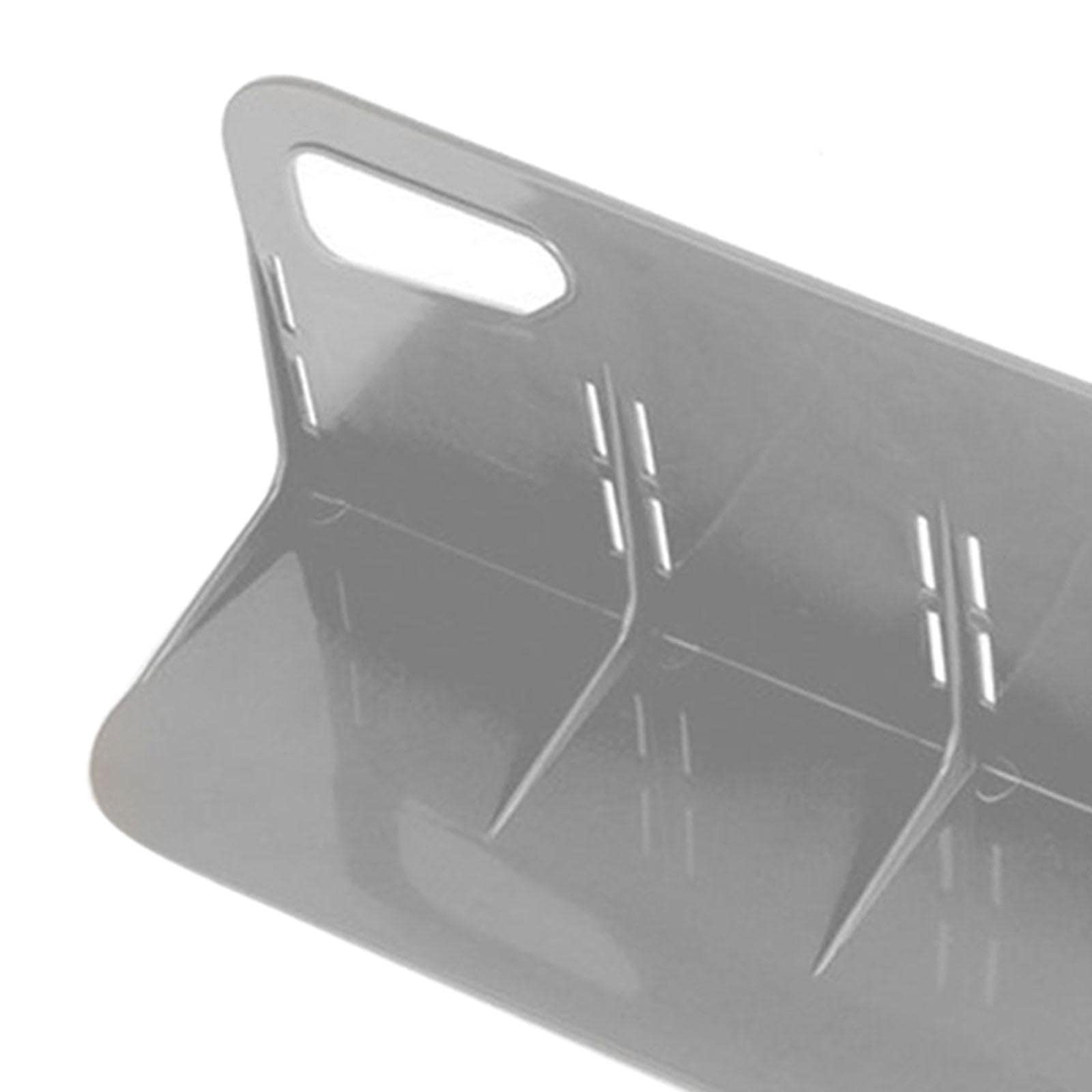 Car Trunk Rack Mount Auto Rückseiten Gepäckständer Trennwand Anti Rutsch PP Material mit Griff für Outdoor Camping Einkauf Firmenfahrzeug Geschenk Fah, GRAU