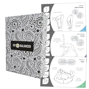 FIT&BALANCED Yoga Karten XXL Box