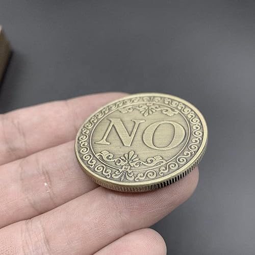 Miniatura 5 de Glamtune Novedad Sí No Challenge Coin Medallion Collector