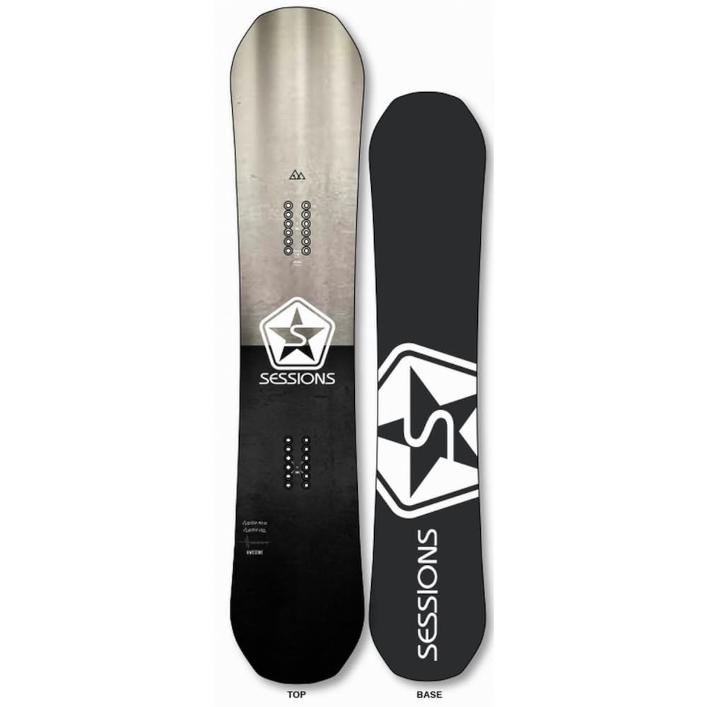 Amazon.co.jp: Sessions Snowboard Board 23 AWESOME 22100228 WT/CH