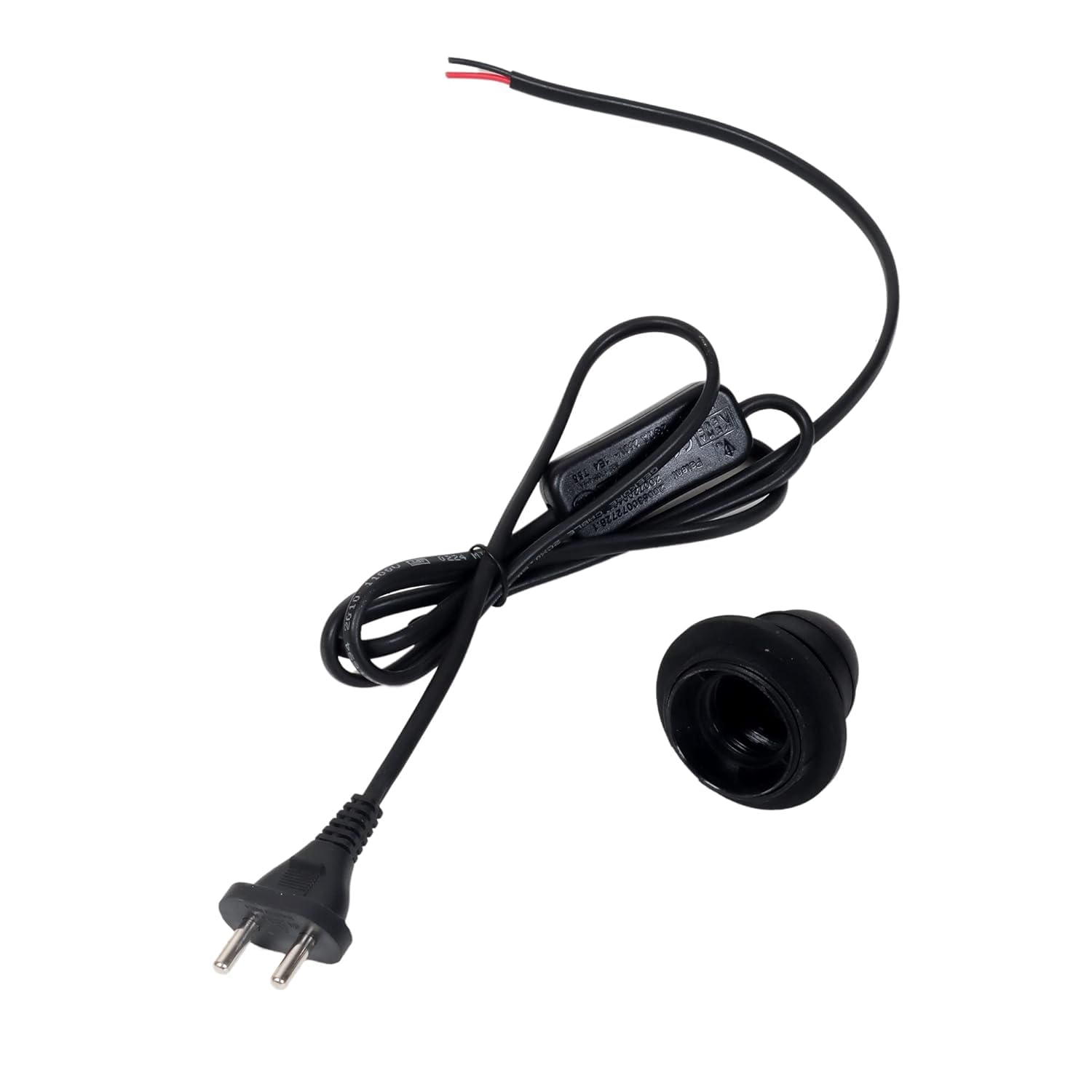 KRDVD E27 Holder with 90 Inches Long Wire with On/Off Bed Switch Button Wire for Table lamp or Floor Lamps (229 CM Wire) (B0D8VNSGV4) Amazon Price History, Amazon Price Tracker
