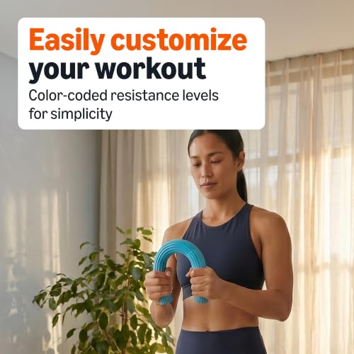 Image of Amazon Basics Flexible Resistance Bar Set of 4, Wrist and Forearm Strengthening Exercise Bars for Physical Training