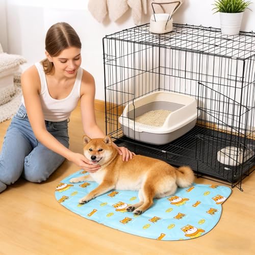 Alfombra refrescante para perros pequeños con tapete de gel para mascotas 4
