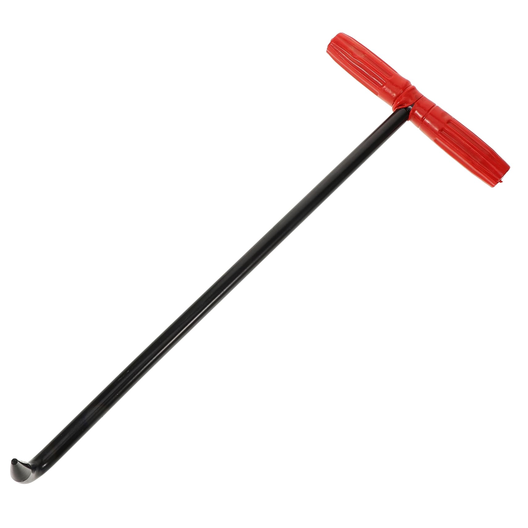 PRETYZOOM Manhole Cover Puller T-Shaped Steel Hook for Lifting Heavy Duty Sewer Maintenance Tool