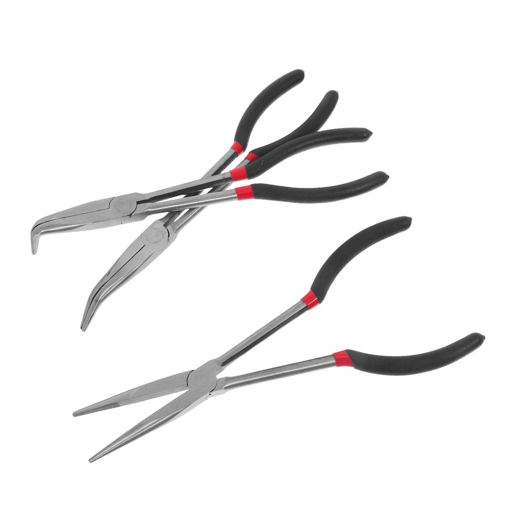 Pince à bec long IMIKEYA 3 pièces avec poignée extensible angles pour mécaniciens
