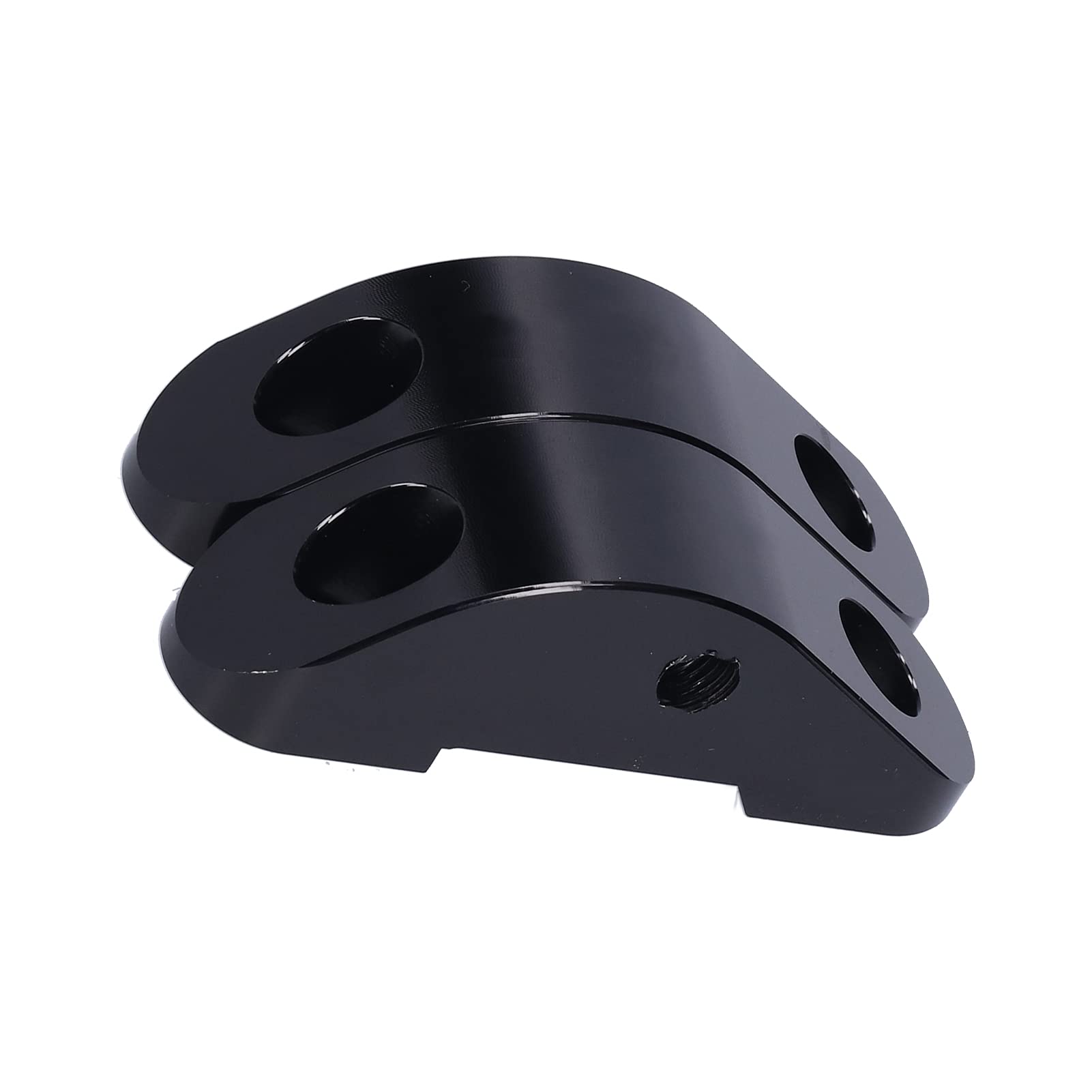 Kit Adattatore Specchietto Retrovisore Nero in Lega di Alluminio Lavorato a CNC per DOWNTOWN 300I
