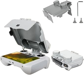 Sun Hood for DJI RC 2 Transmitter, Compatible with DJI Flip/AIR 3S/AIR 3/Mini 4 Pro/Mini 3 Pro RC 2 Transmitter, Foldable Screen Protector Cover Dirtproof Scratchproof Light Blocking Sunlight Reflection