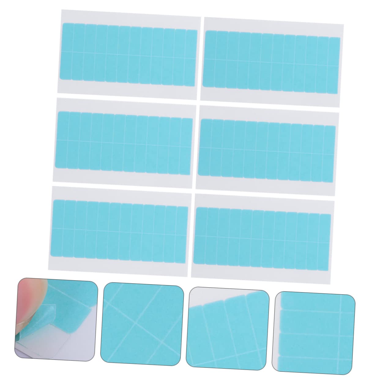 Angoily DIY Hairdressing Sheets/72pcs Double-Sided Replacement Tape Gentle on Hair No Trace Left