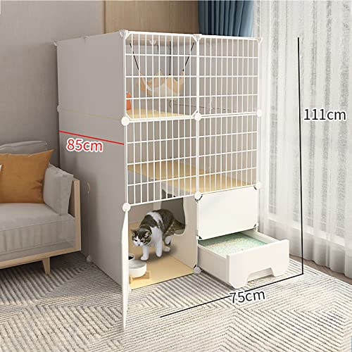 Cage pour chat et enclos modulable pour furets et cochons d'Inde - 3