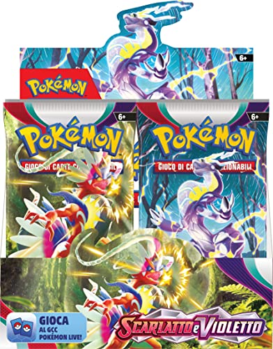 Espositore di buste dell’espansione Scarlatto e Violetto del GCC Pokémon (36 buste di espansione), edizione in italiano - 2