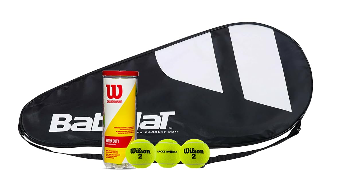 Babalat Tennis Racket Cover inc Tennis Balls Bundle