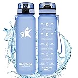 ➤ FILTRO CONVENIENTE & TAPA ABATIBLE DE 1 CLIC: Puede poner frutas, té de hierbas y cubitos de hielo o cualquier otra cosa en la botella. El filtro puede bloquearlos al beber. El diseño tapa abatible de 1 clic te hace beber fácilmente.