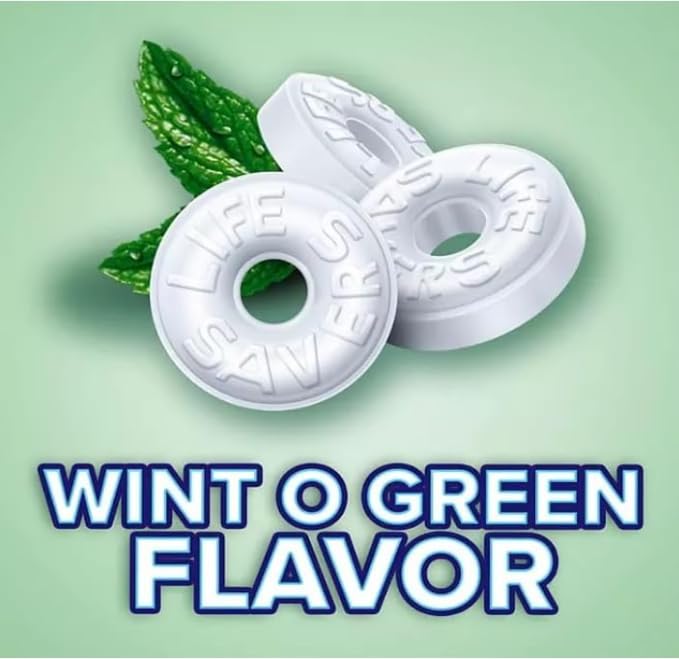 Wint-O-Green Breath Mints Hard Candy, 53.95 oz Bag, Over 3 Pounds