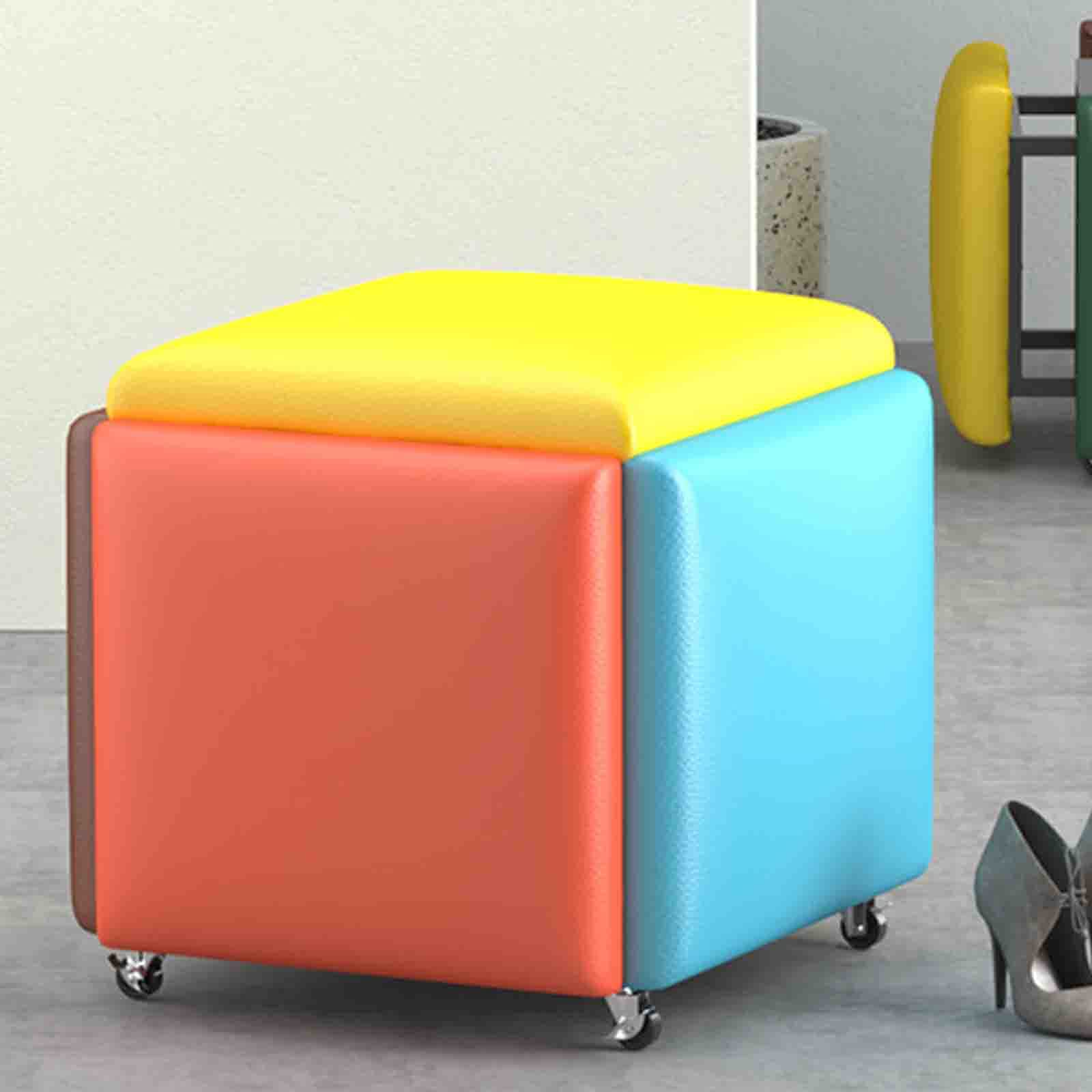 Repose-pieds 5 en 1 avec coussin haute élasticité et cadre métal