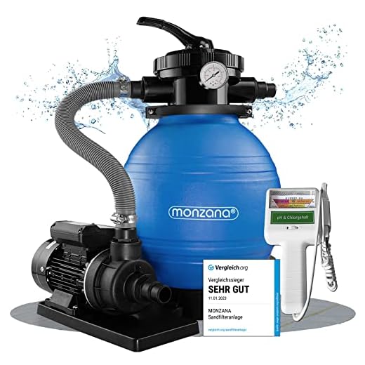 Deuba Depuradora Sistema De Filtro De Arena 10.200 L/H Válvula 7 Vías + Medidor De Calidad De Agua Piscina