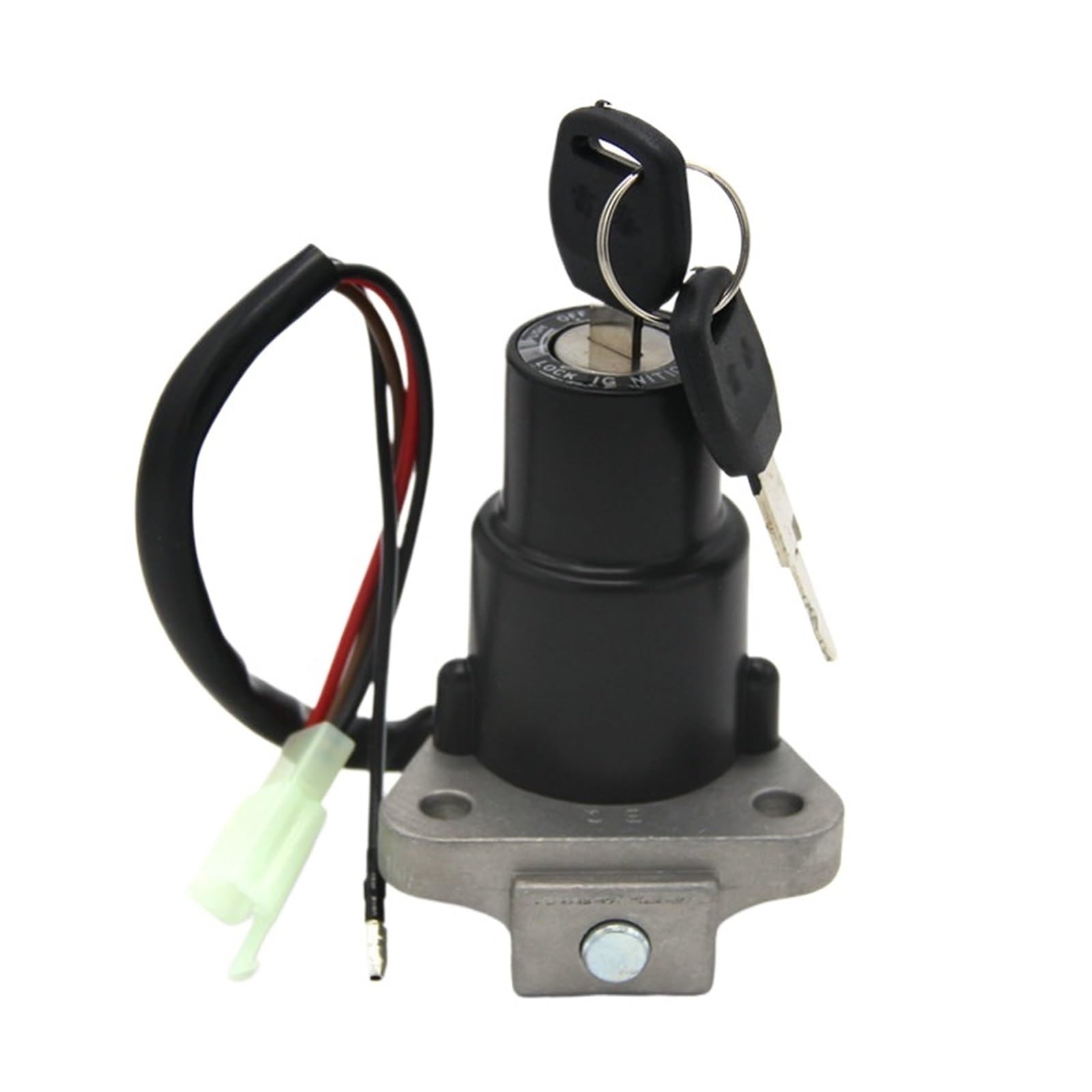 Cerradude encendido con llaveJuego Ajuste para Yamaha FJ600 FJ1100 FJ1200 FZ750 FZR750 FZR1000 SR250 piezas interruptor de arranque juego de llaves de bloqueo
