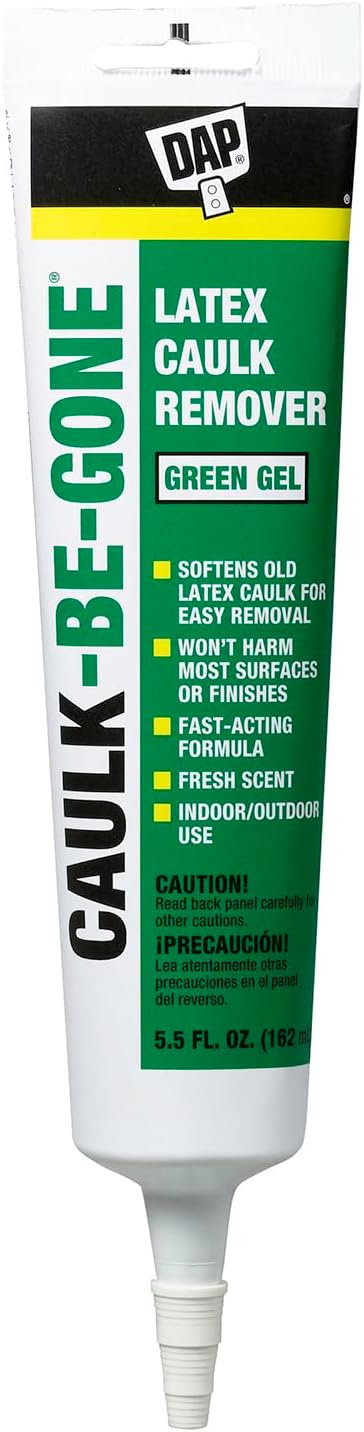 DAP 18026 Dap Caulk-Be-Gone Caulk Remover, 5.5 oz., Green - Amazon product rated Grade B