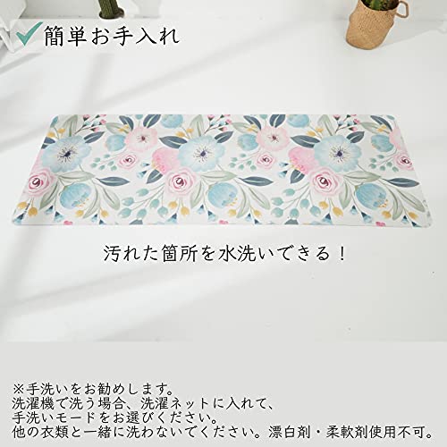 ヨガマット 折り畳み 洗えるヨガマット 1.5mm マイクロファイバー 天然ゴム 折り畳み ヨガタオル ヨガラグ ホットヨガ 外ヨガ 幅広 滑らない 滑り止め ヨガマット 可愛い かわいい おしゃれ ピラティス (秘密花園) 5枚目