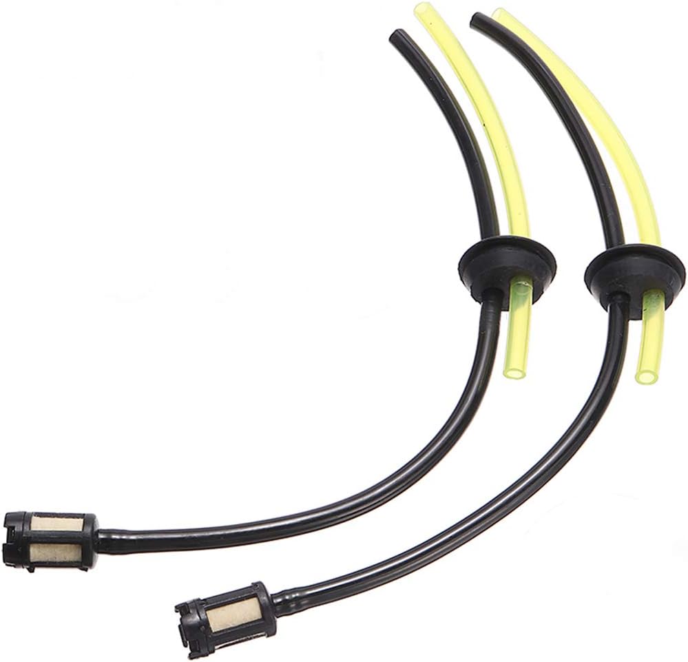 TOOLSTAR Fuel Hose Pipe, 2 Petrol Strimmer Fuel Hose Pipe with Tank