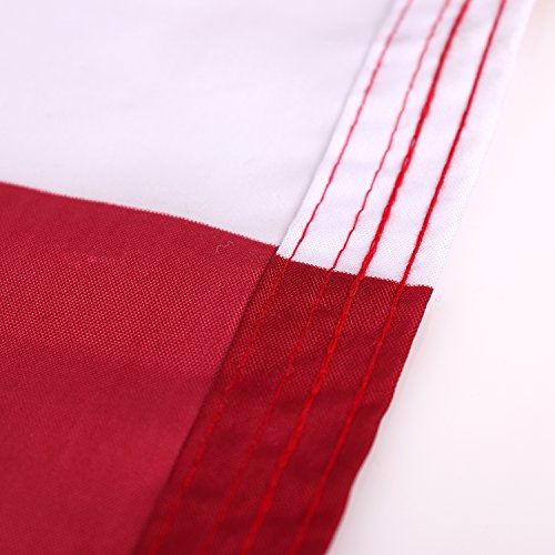 Tenby Living American Flag 3 X 5 Ft. Heavyweight 2X Thick Polyester - Uv Protected, Quadruple-Stitched Fly End, Double-Stitched Edges, Brass Grommet #TOP2