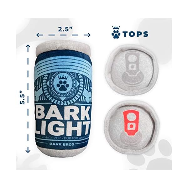 Barklight Barkweiser Two Pack Plush Squeaky Dog Toys Funny Drink Parody Barklight Barkweiser Two Pack Plush Squeaky Dog Toys Funny Drink Parody