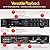 Pyle Bluetooth Audio Amplifier - Home Stereo Receiver with 5 Channels and Subwoofer Out - MP3/USB/SD - AUX - FM Radio - 2 Mic Inputs w/ Echo - VFD Display - Remote Control - PDA8BU