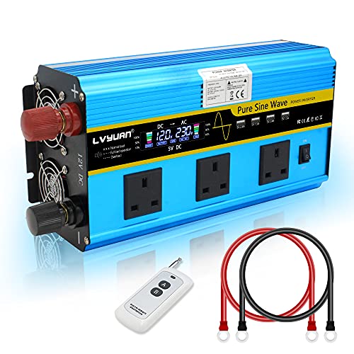 LVYUAN 2500W /5000W Pure Sine Wave Power Inverter...