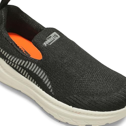 Image of Liberty Force 10 RUNSTEP-E Teal Blue Sports Non Lacing Walking Shoes for Mens