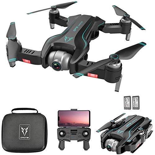 GAOFQ GPS Drohne mit Kamera, 4K HD 120 ° Weitwinkel WLAN FPV RC Drohne, Höhenhaltung, Follow Me, Headless Modus…