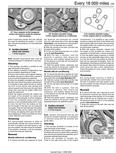 Vauxhall/Opel Vivaro & Renault Trafic Diesel (May ’01 to Apr ’14 (Y to 14 reg)
