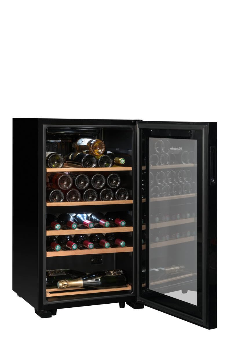 LA SOMMELIERE SLS32DZBLACK Cave de mise à température double zone 32 Bouteilles