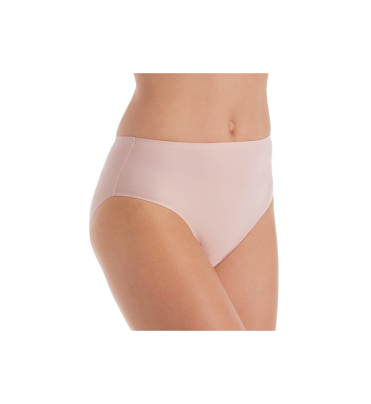 TC Fine IntimatesWonderful Edge Matte Microfiber Modern Hi-Cut Brief XL, Rose Beige