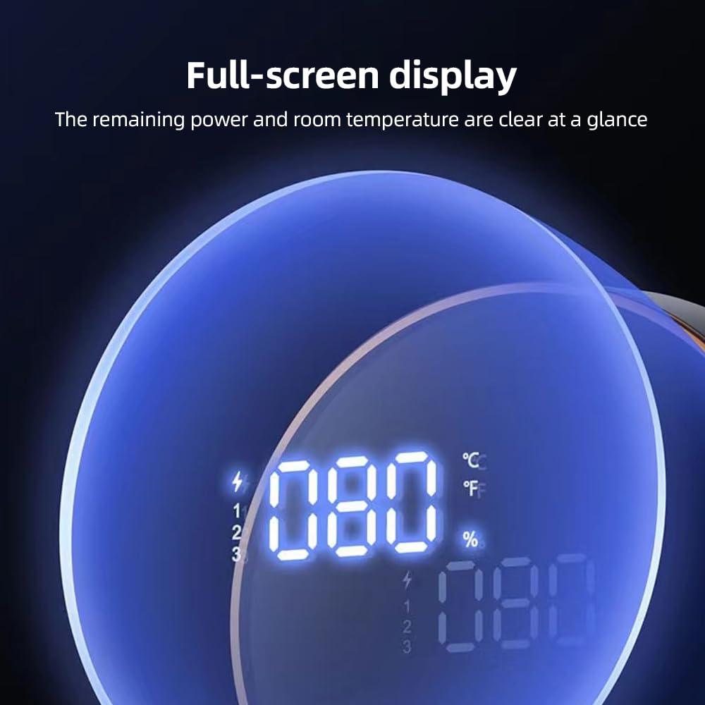 Kavolet Dispensador automático de jabón de espuma para montaje en pared, sin contacto, sin taladrar, 300 ml, dispensador de jabón de manos inteligente recargable con pantalla LCD, 3 niveles ajustables